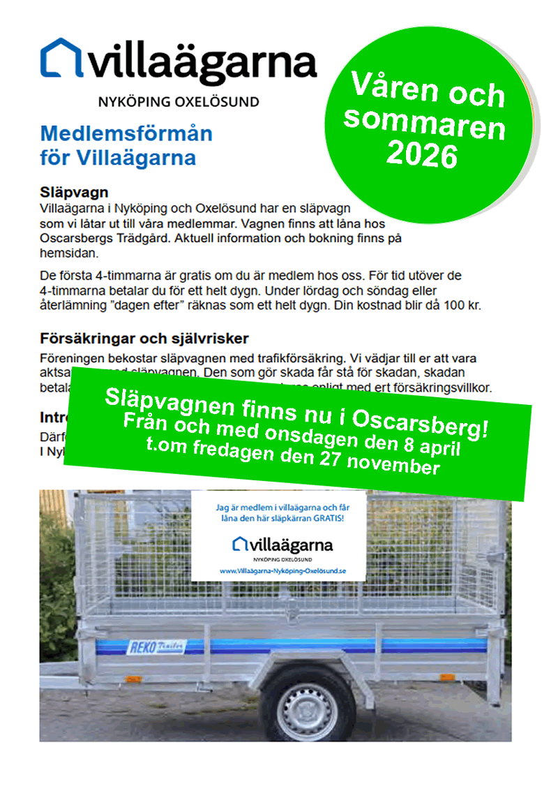 Släpvagn Våren 800p Villaägarna Nyköping Oxelösund 2026